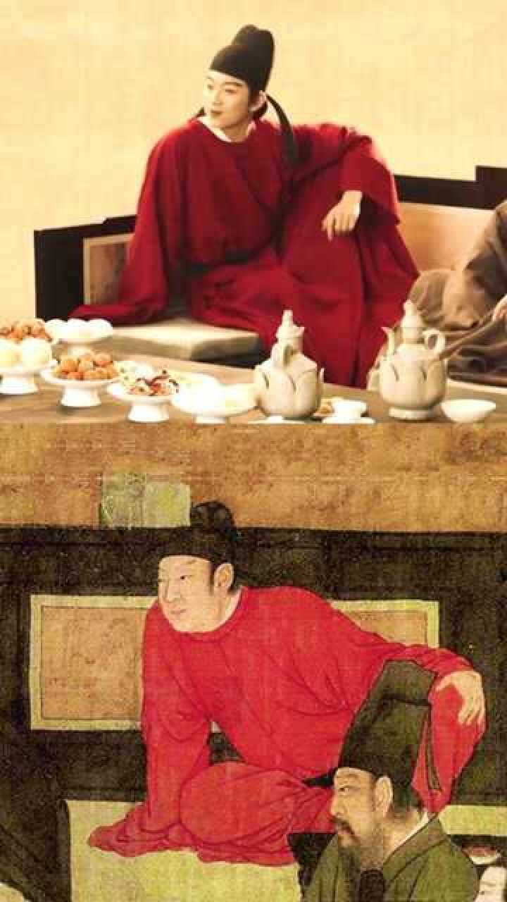 真人高清版韩熙载夜宴图来了这位红衣男子是不是未来可期