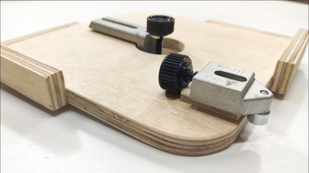 木匠老师傅自制圆角打磨器材料简单使用方便创意真不错