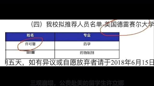 许可馨改名许立娜回国发展?扬言弄死爱国者,论不忠不孝不义