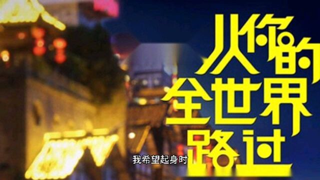 从你的全世界路过,多么优美的文字!