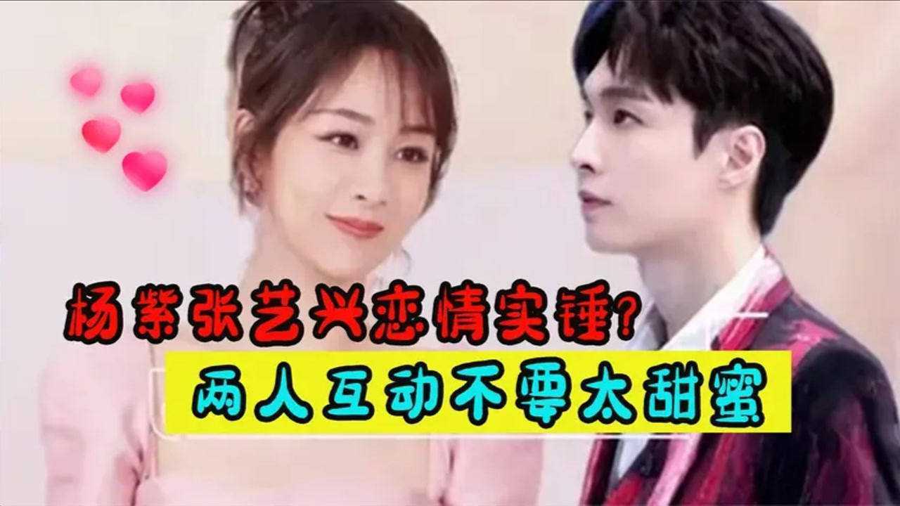 杨紫张艺兴疑有恋情张艺兴机智回应恋爱问题一句话就明白了