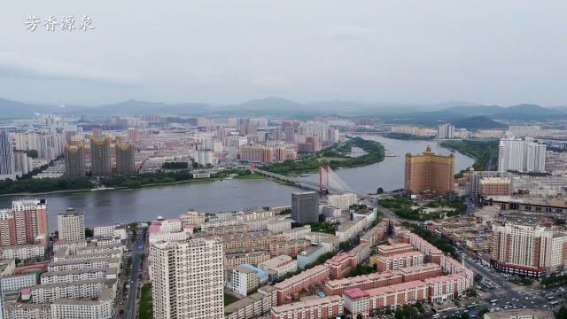 航拍中国吉林,吉林省吉林市