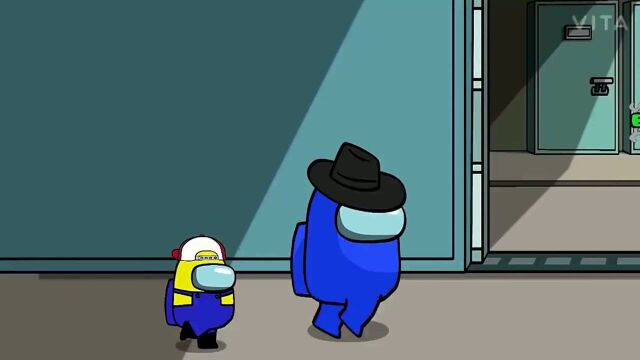 太空狼人杀amongus:小蓝改装机器人后疯狂作案