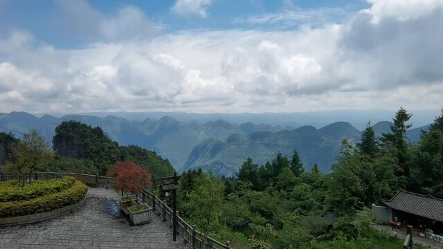 跟着我的镜头游览湖北恩施大峡谷(二)七星寨