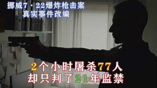 小伙假扮警察杀害77人,却只判了21年!挪威真实枪击案改编电影