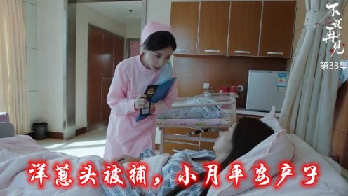 速看《不说再见》第33集：洋葱头被捕，小月平安产子