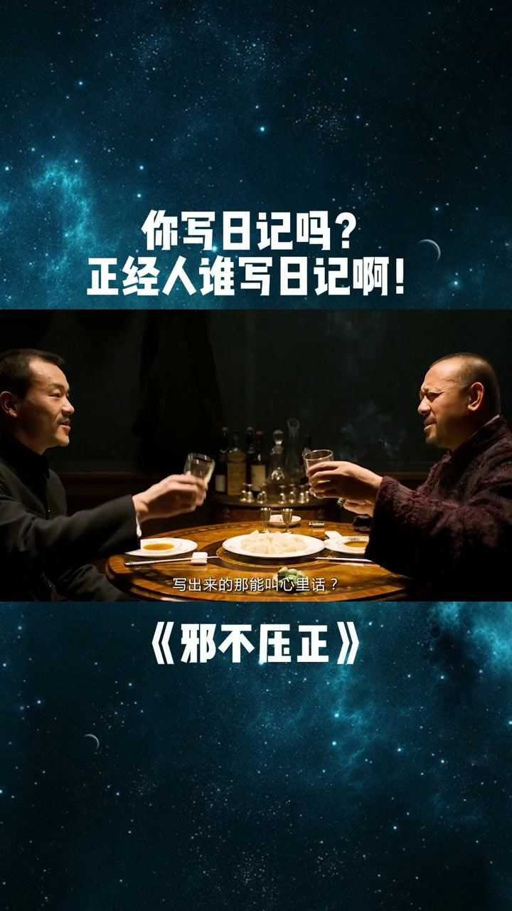 你写日记吗?正经人谁写日记啊