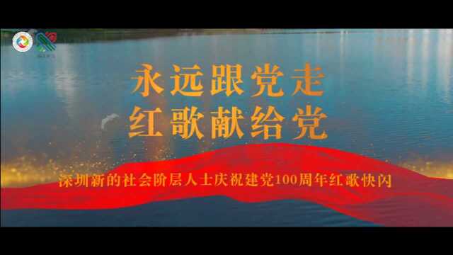 深圳市新联会庆祝中国共产党成立100周年红歌快闪MV视频