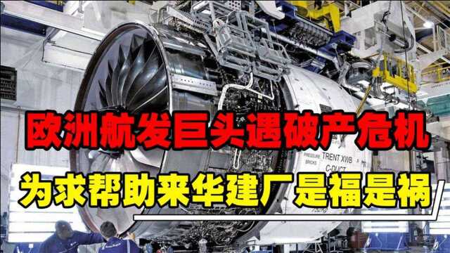 欧洲航发巨头危如累卵,为求中国帮助或来华建厂,美施压也没用!