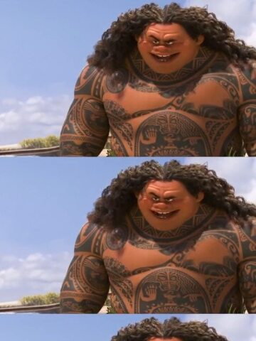 毛伊真的太可爱了海洋奇缘