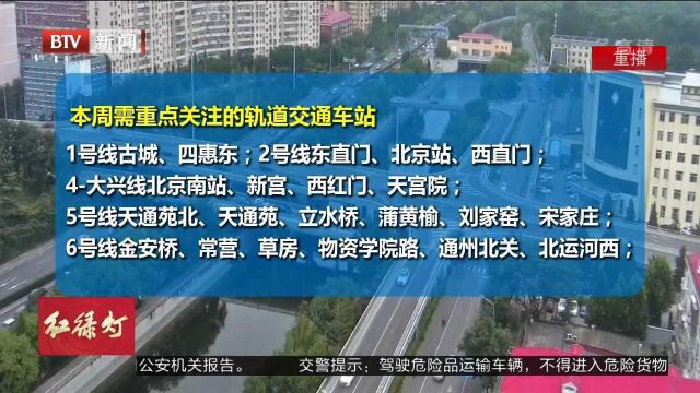 早高峰时段,轨道交通全路网进出站量较上周有所增加