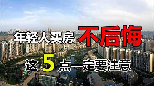 年轻人买房要注意哪些方面?五点买房注意事项,值得收藏