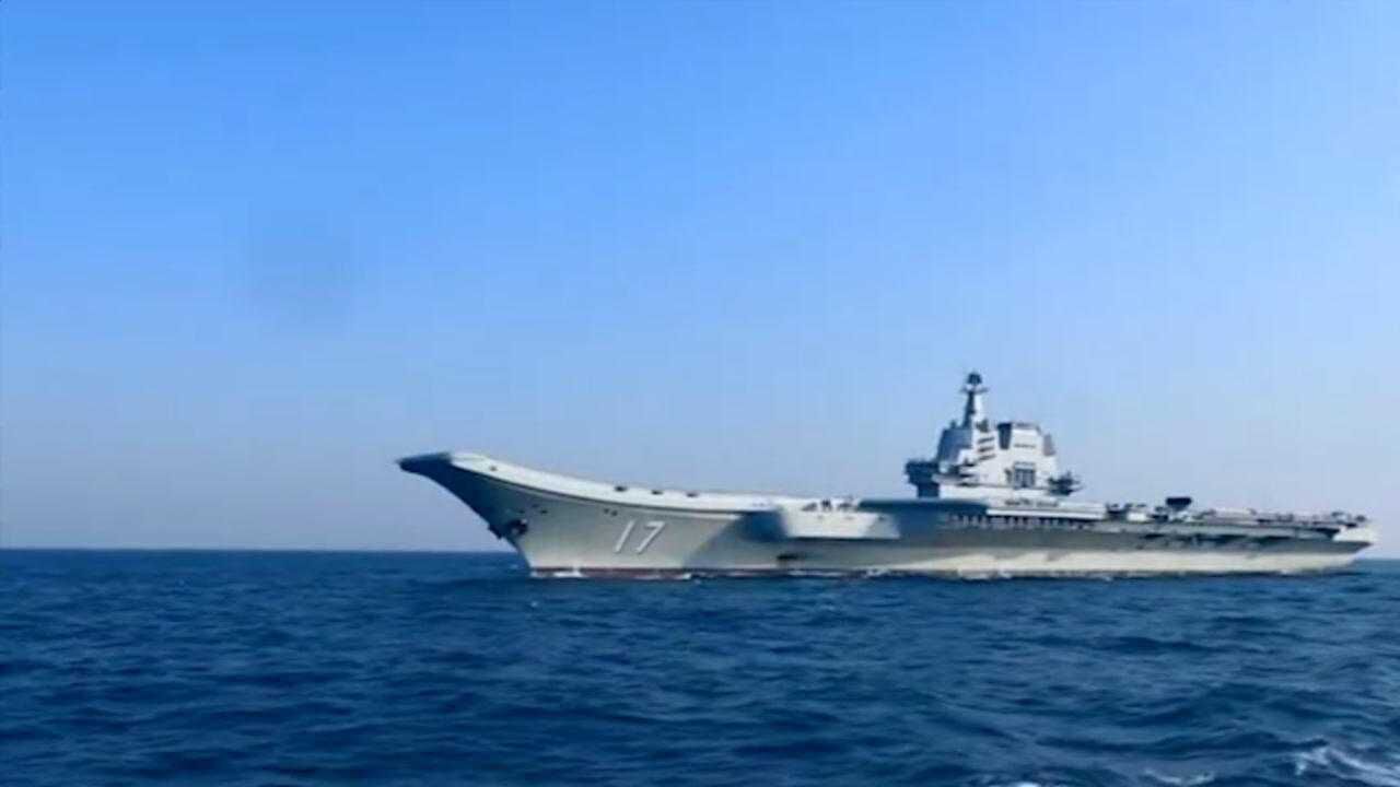 这就是大国航母！山东舰最新训练大片来袭，国之重器，未来可期！_高清