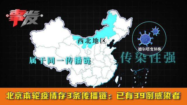 180秒梳理北京本轮疫情:39例感染者涉3个区 存在3个独立传播分支