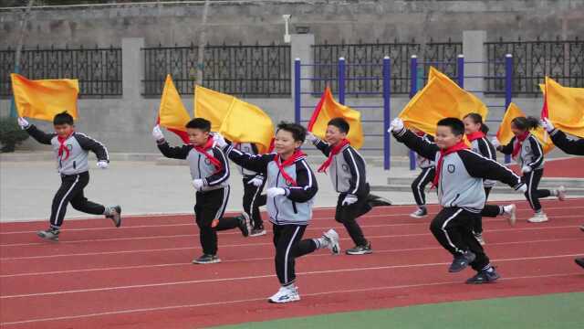 河南大学附属学校郑东校区四年级一班升国旗轮值周纪念