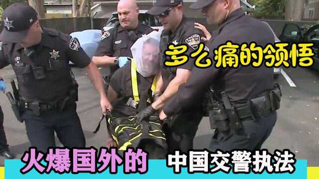 火爆国外的中国交警执法:外国网友:太羡慕了!这素质我们无法比