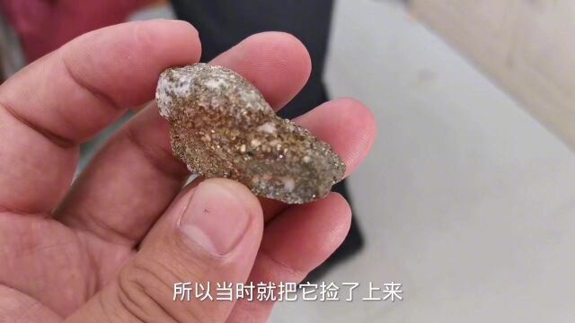 男子拿出一块黄金石,放十几年想着很值钱,没想到含金量却为零