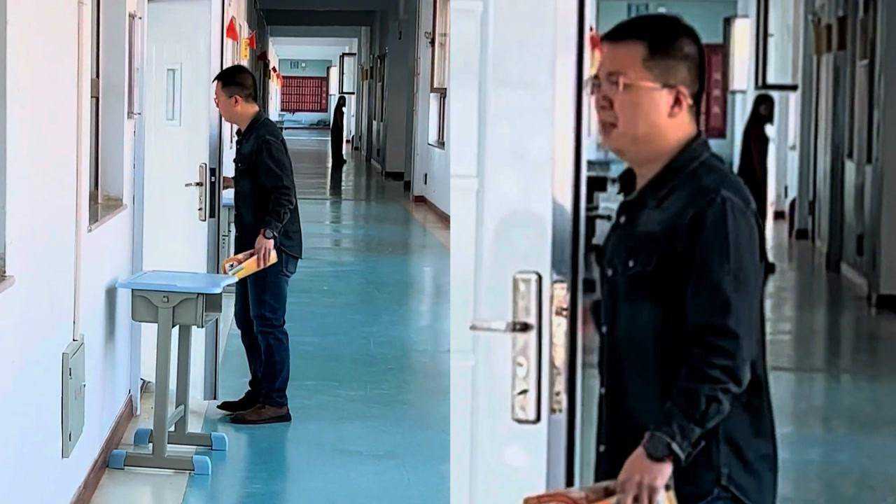 老师去上课,下一秒被教室气味熏“劝退”:多久没洗脚洗袜了?_腾讯视频