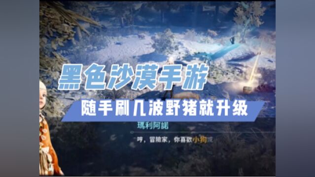 #黑色沙漠手游征稿活动第1期黑色沙漠手游第六期:随手刷几波野猪就升级也太简单了吧