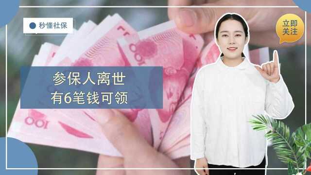 参保人不幸去世,遗属千万别忘领这6笔钱,错过可就太可惜了