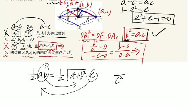 3.1椭圆 核心例题13、黄金椭圆