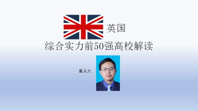 英国综合实力前50强高校解读,含阿斯顿大学