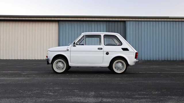 One of One 1974 Polski Fiat 126p For Tom Hanks  BRoll, Engine Start, Driving