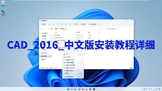 2022年CAD2016中文版安装教程详细