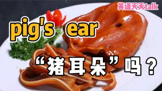 英语“pig's ear”,真的是“猪耳朵”吗?老外可不这么想