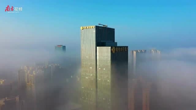 视频+图集 | 云雾缭绕“天空之桥”,港城仿若仙境