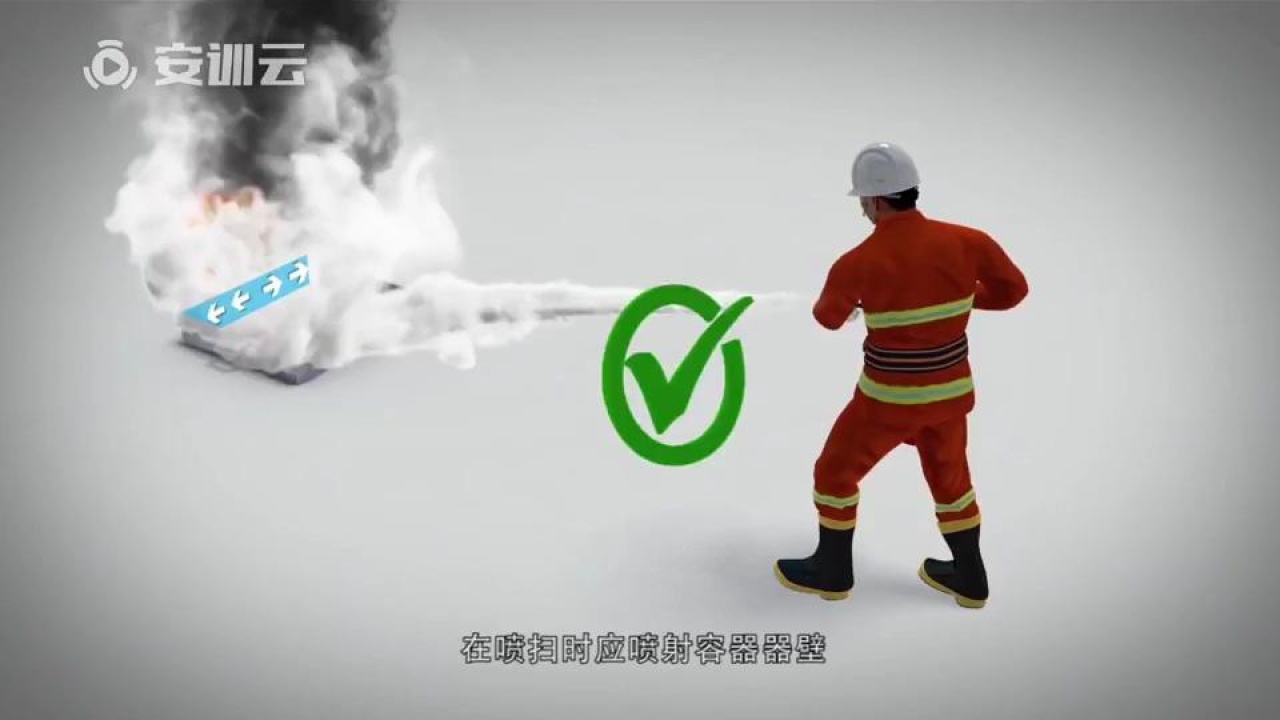 灭火器使用方法_高清