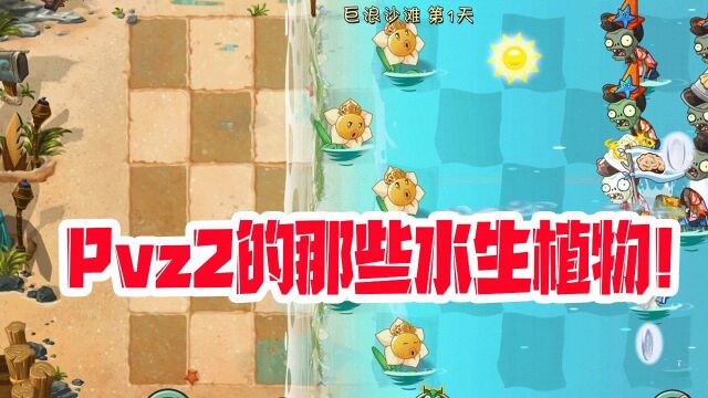 植物大战僵尸:Pvz2里的那些水生植物!水仙花你知道吗