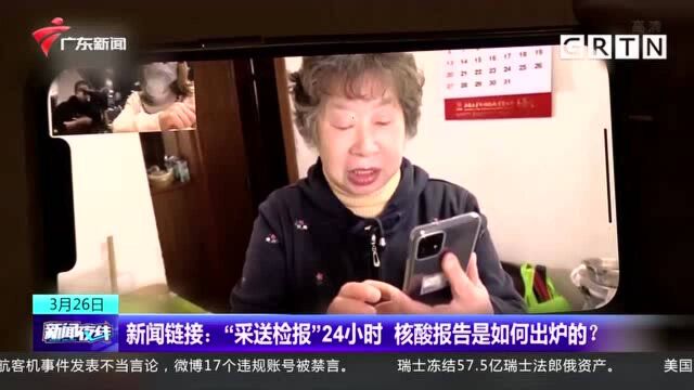 新闻链接:“采送检报”24小时 核酸报告是如何出炉的?