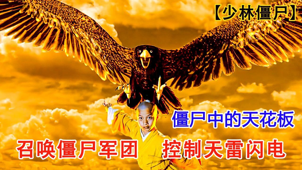 3僵尸中的天花板,能掌控惊雷闪电,召唤僵尸军团《少林僵尸》_高清1080