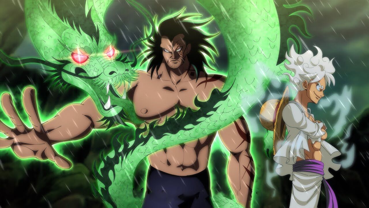 海贼王,虎父无犬子,路飞是幻兽系,那蒙奇d龙是什么果实?