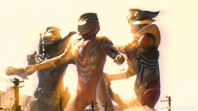 特利迦奥特曼剧场,三人小队vs黑暗特利迦,超燃卡点来袭!