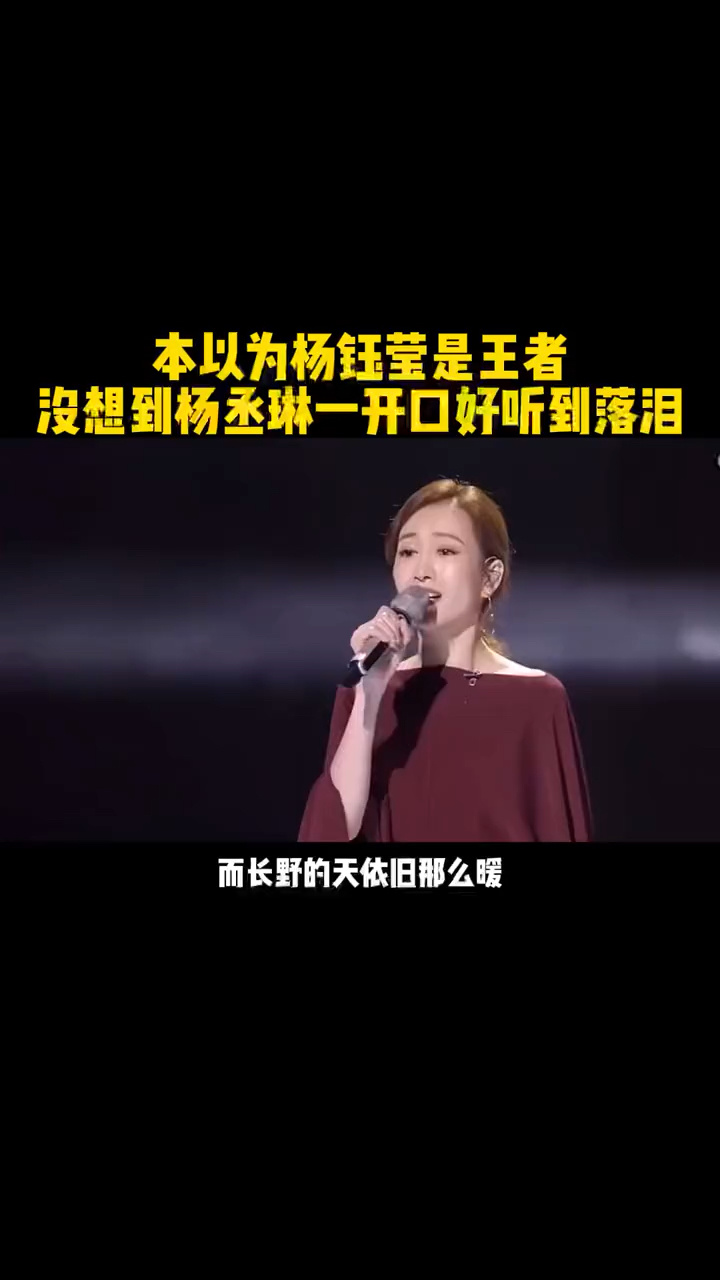 杨丞琳小姐姐实力翻唱网红歌曲起风了这是我听过最好听的版本一开口
