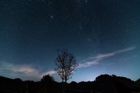 银河流行星空延时 (25)