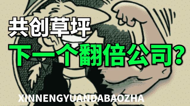 稀缺优质小盘股,共创草坪,未来的大白马,下一个翻倍股?