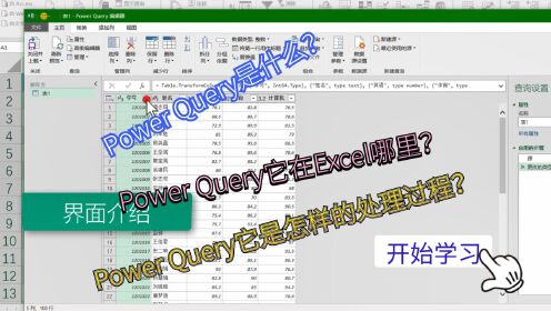 第01集 认识Power Query，它从哪里来，是怎样的处理过程