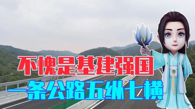 横跨6大省份的黄金通道,中国不愧是基建强国,一条公路五纵七横