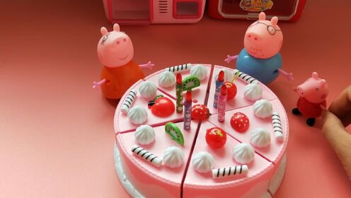 小猪佩奇动画系列:小猪佩奇生日乔治为佩奇唱生日歌太好听啦