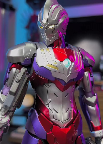 threezero机动奥特曼迪迦装甲卡点造型展示 ,太酷了