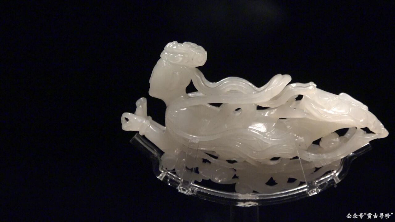 上海博物馆!唐代白玉飞天!_腾讯视频