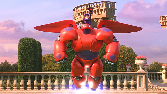 《超能陆战队》--呆萌大白解锁全新机甲形态 ,钢铁侠看了都说酷