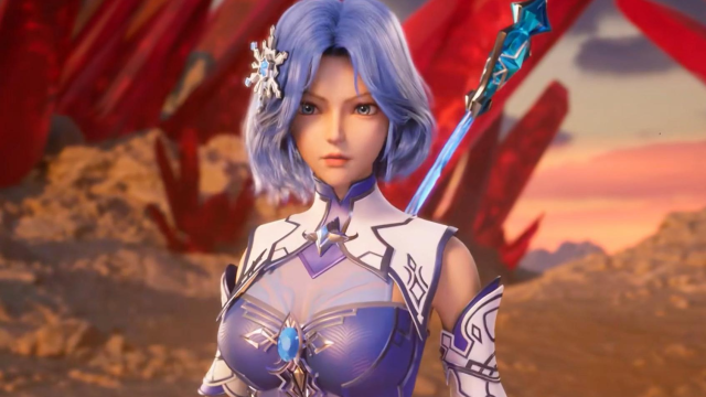 【神印王座】天才魔法师林佳璐登场与龙皓晨决斗,肤白貌美大长腿还跟