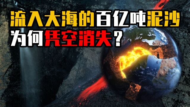 每年150亿吨泥沙流进大海,海平面为何没有上升?泥沙都去哪了?