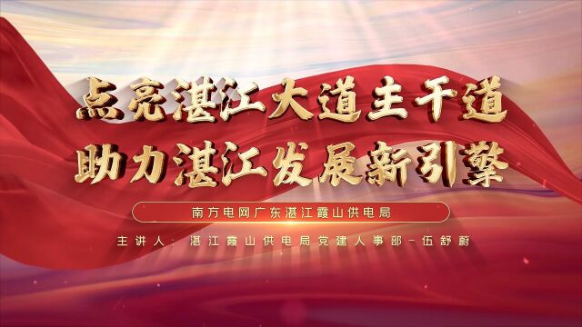 点亮湛江大道主干道 助力湛江发展新引擎