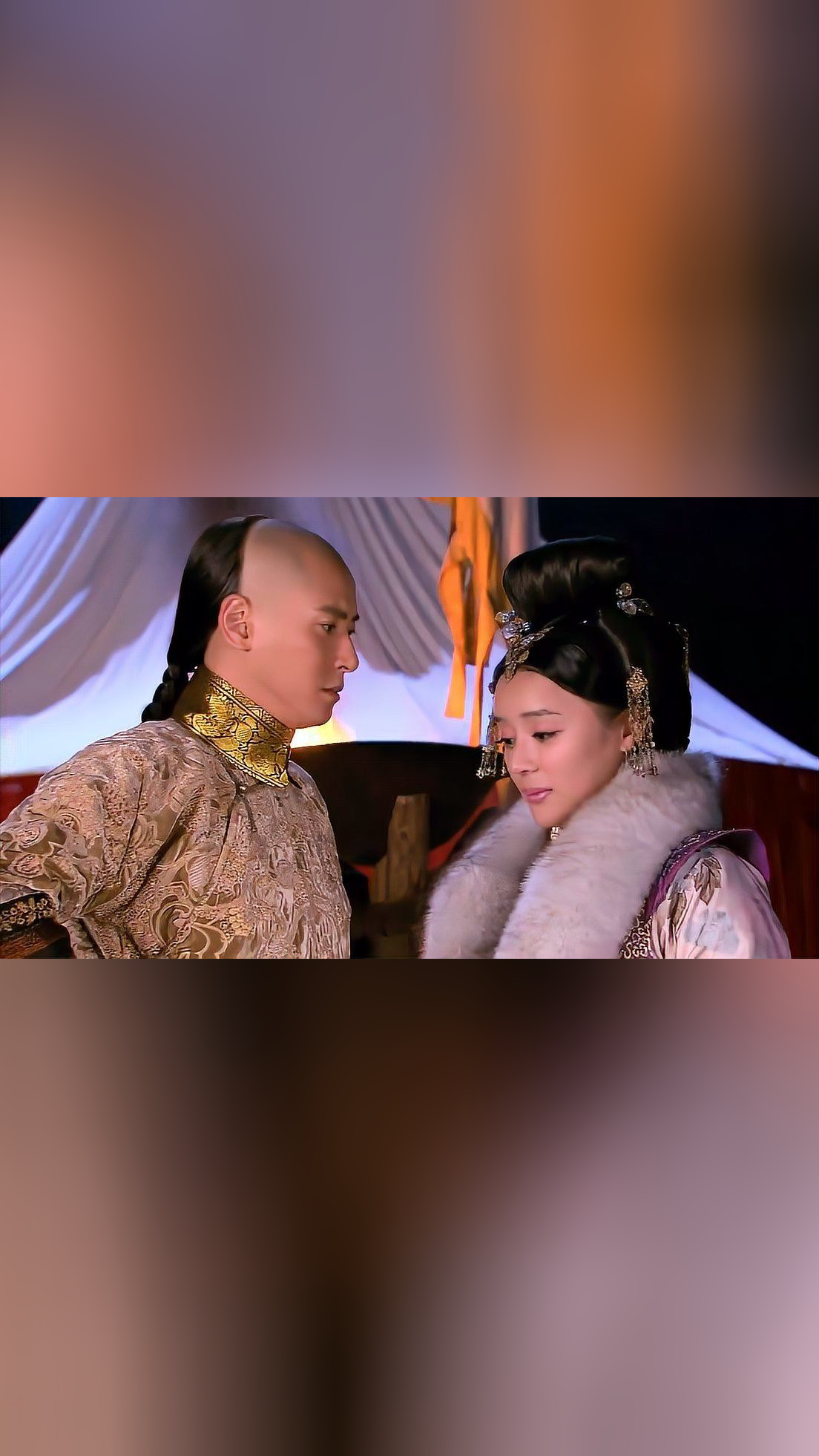 山河恋:多尔衮跟大玉儿共舞,玉儿被撩到脸红,害羞了!