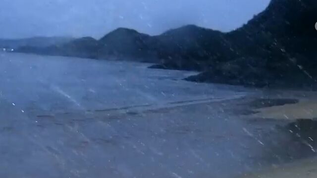 台风“梅花”在浙江省舟山普陀沿海登陆